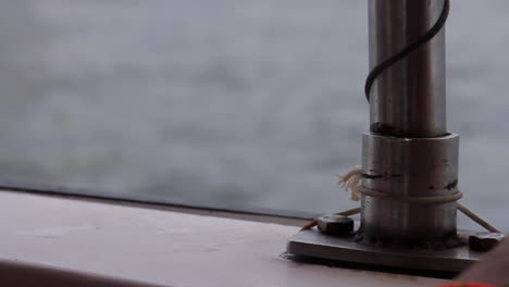 waves pass by boat in cartagena colombia