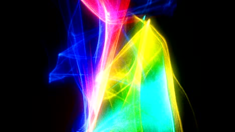 la luz de colores difumina el fondo láser abstracto