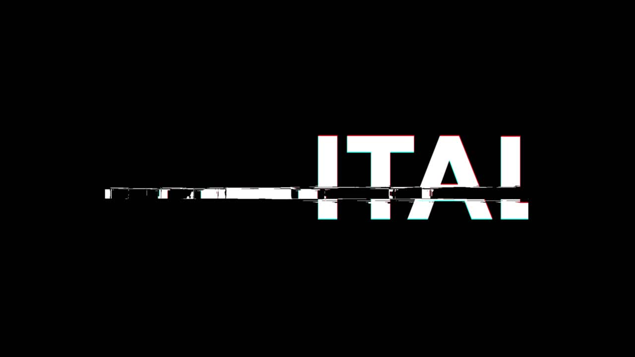 Image of the word ITALY