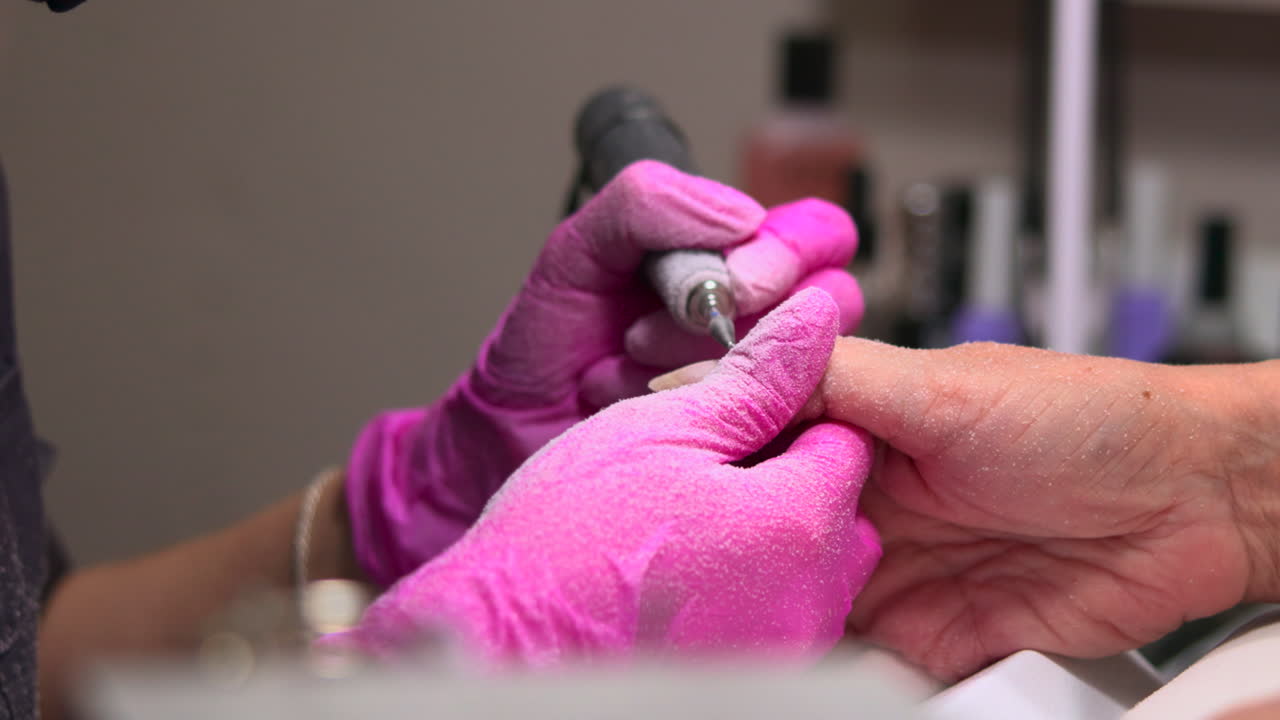 Nail care and manicure session