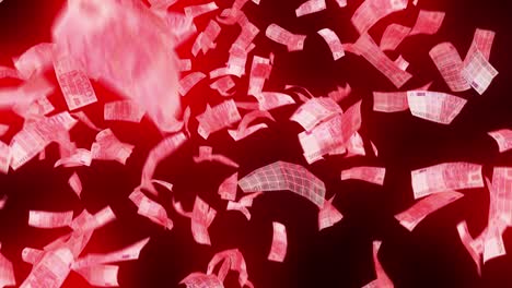 money neon 80s wireframe falling euros arcade win europe currency make rain 4k