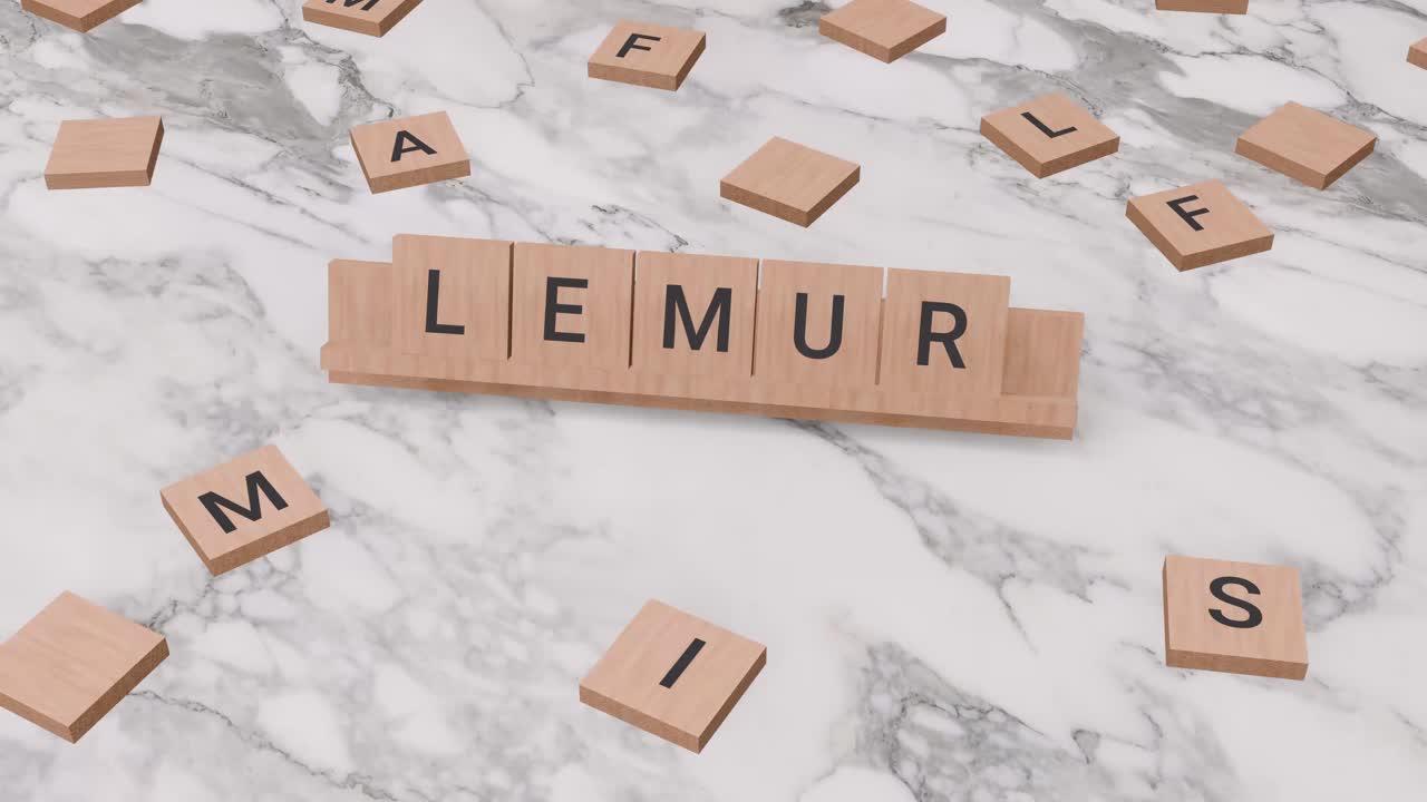 palabra de lémur en el scrabble
