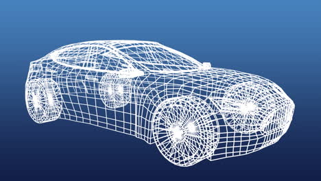 3d model of a sports car