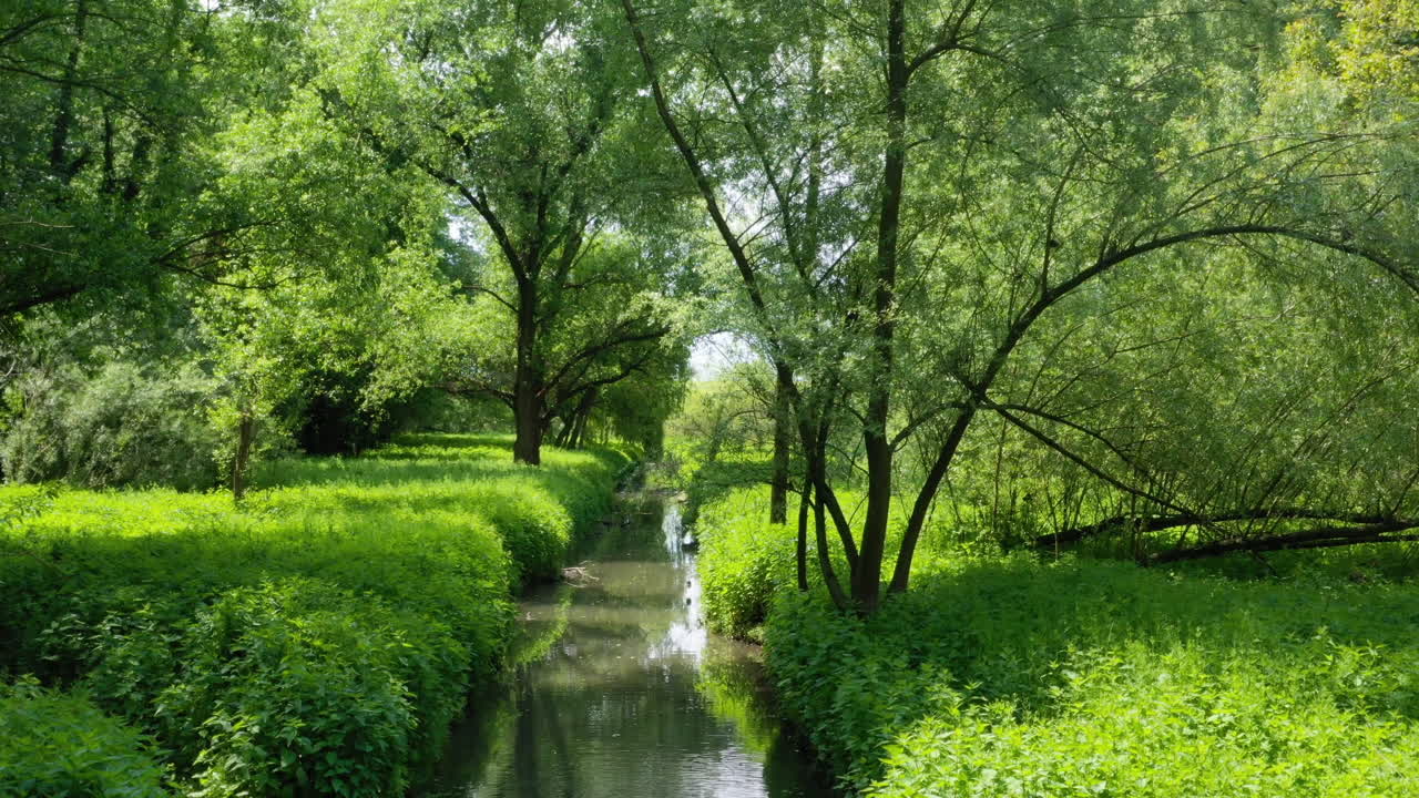 오래된 돌 기차 아치 다리 에서 뒤로 날아다니고