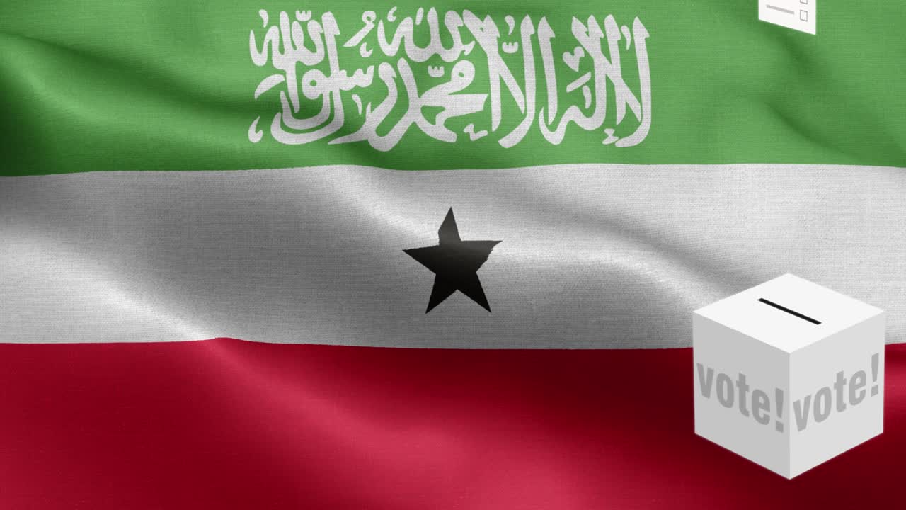 소모릴랜드 선택을 위한 투표용지 - 발 앞의 투표용장 - 선거 - 투표 - 소모릴란드의 발 - 소모일랜드 발 높은 세부 사항 - 국가 발 소모일란드 파동 패턴 루프 가능한 요소