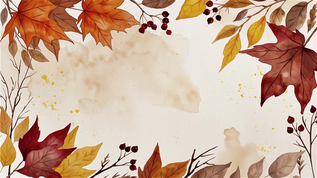Fondo de otoño