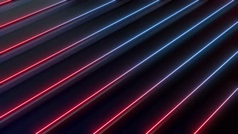 fondo de líneas de neón abstractas