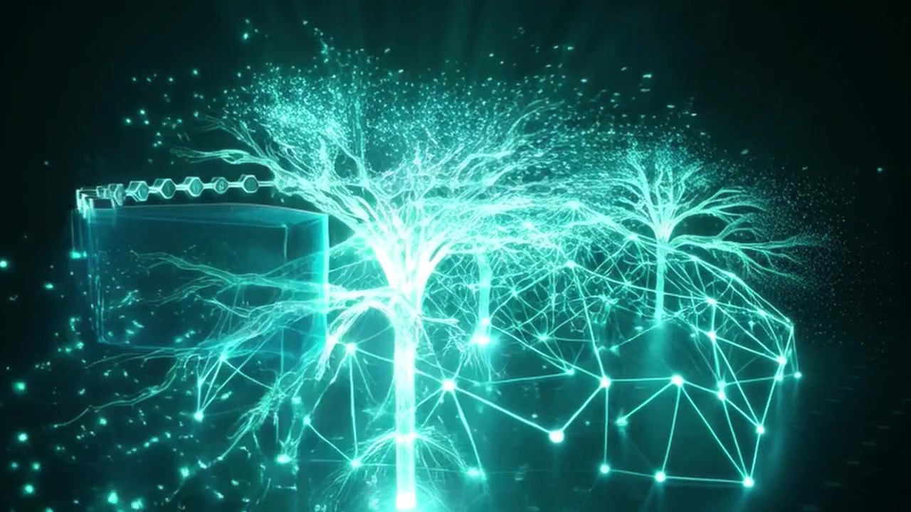 Digital Network Growth and Data Connectivity Visualization