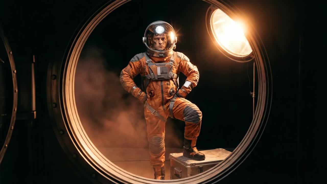 Astronaut i rumdragt