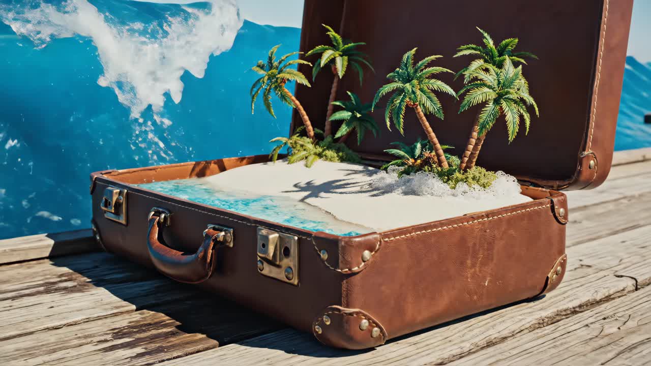 Tropical Island Escape in a Suitcase