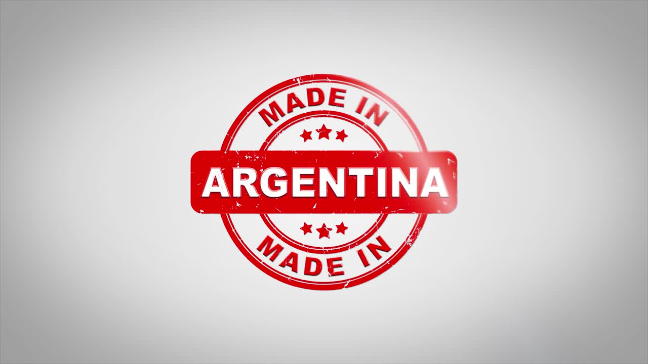Made in Argentina Stamp