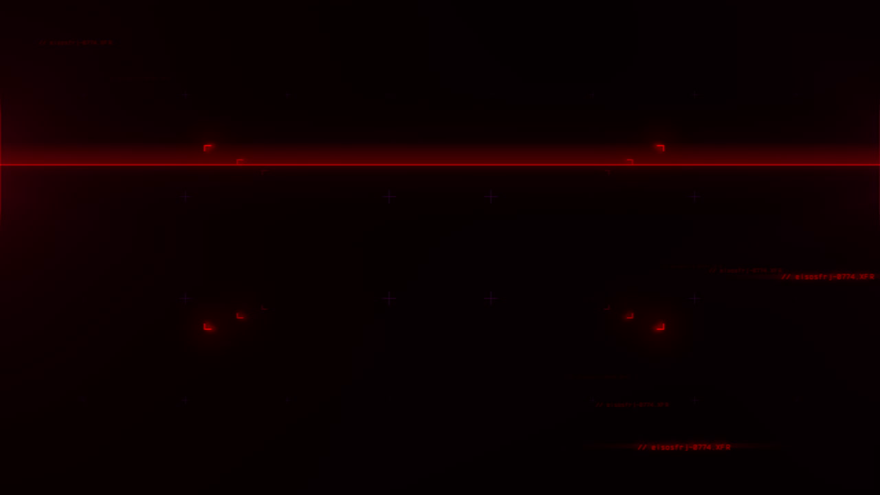 Cyberpunk digital screen with HUD elements