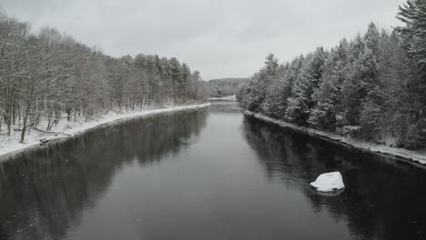 tranquility and peacefulness at piscataquis river