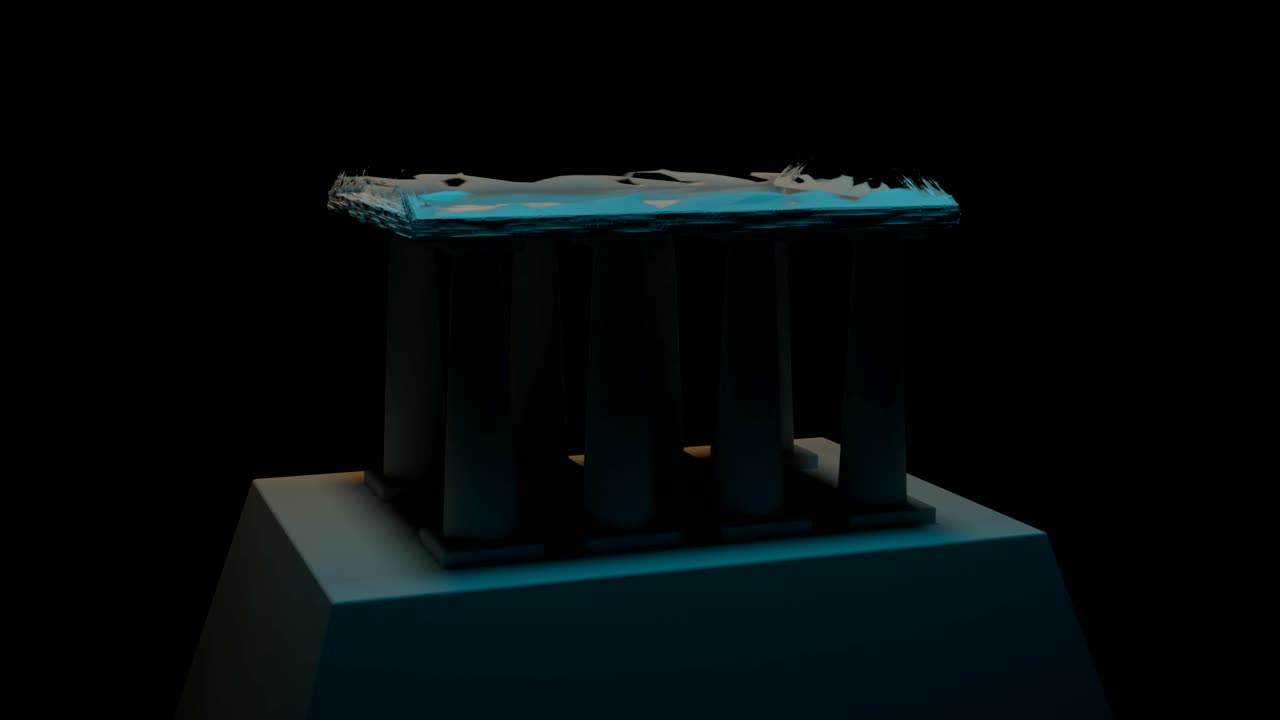 modelos en 3d de ruinas y estructuras antiguas