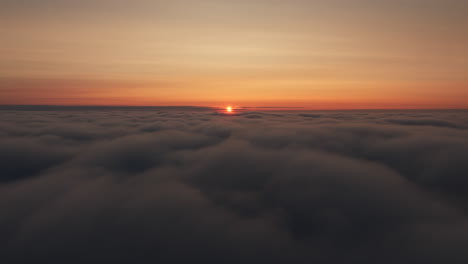 sunrise through clouds