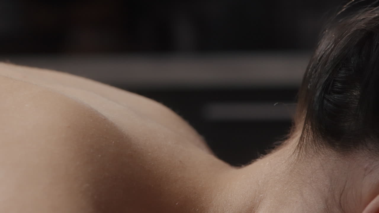 sesión de masaje de espalda