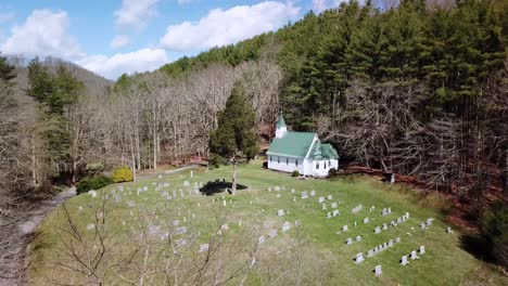 High-Aerial-St-Johns-Episcopal-Church-in-Valle-Crucis