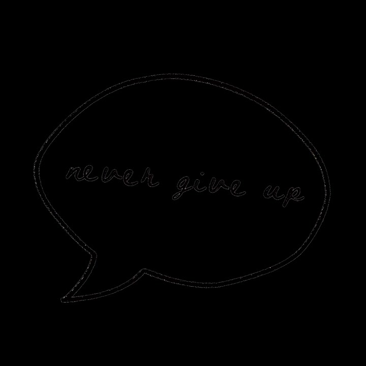 Minimalist speech bubble illustration animation isolated asset, transparent 4K video, alpha channel