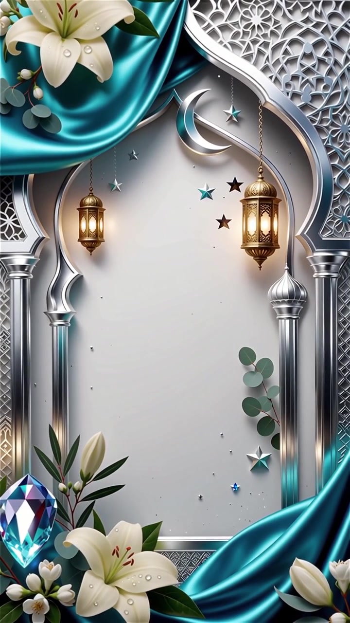 Compleanno del Profeta Maometto Mawlid al-Nabi Sfondo Islamico