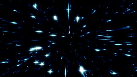 particles blue dust abstract light bokeh motion titles cinematic background loop