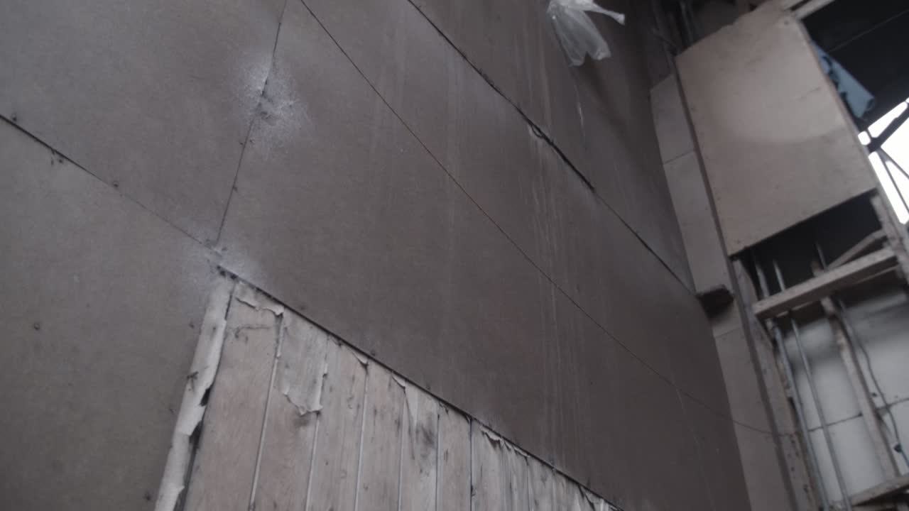 기울기 공개 누수 지저분한 껄끄러운 버려진 건물