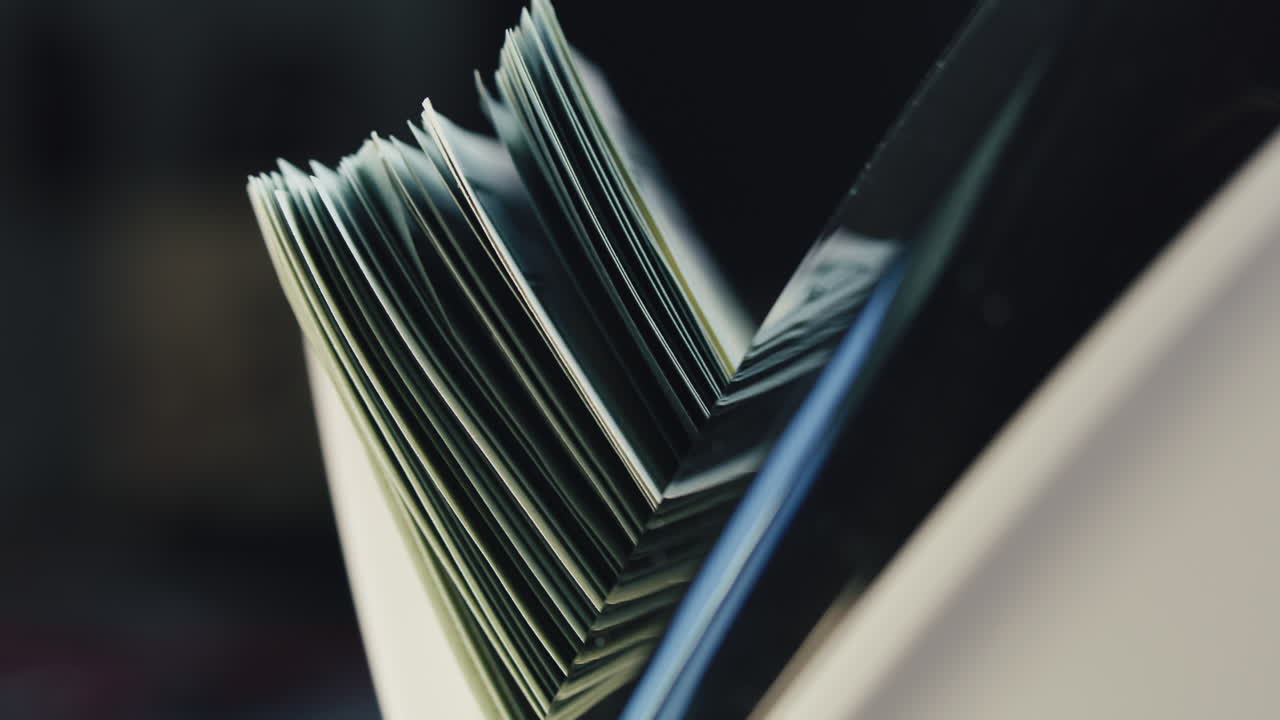 Stack of Money in an ATM