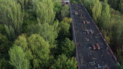 Post-apocalyptic-scenery-of-a-building-slowly-overgrowing-with-healing-nature