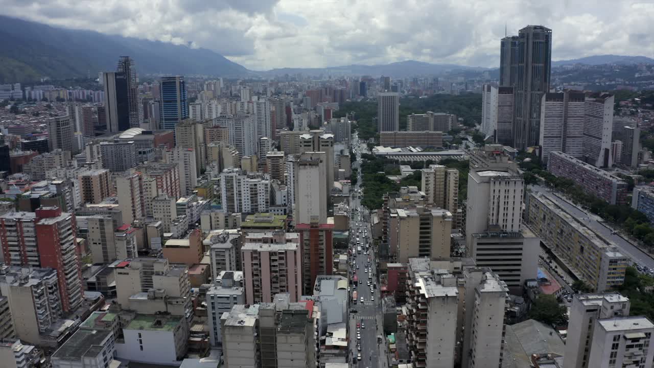 City ​​of Caracas Venezuela From The Sky Free Stock Video Footage Download  Clips