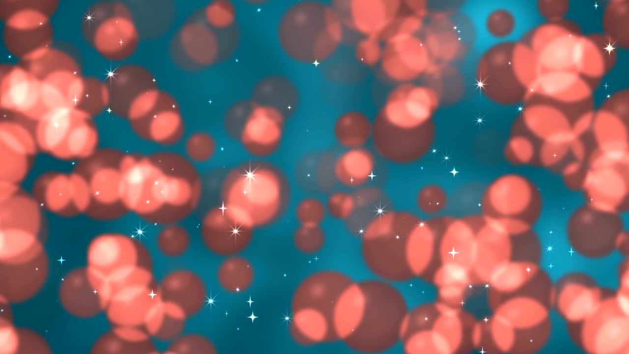 산호의 추상적인 보케 배경, 루프