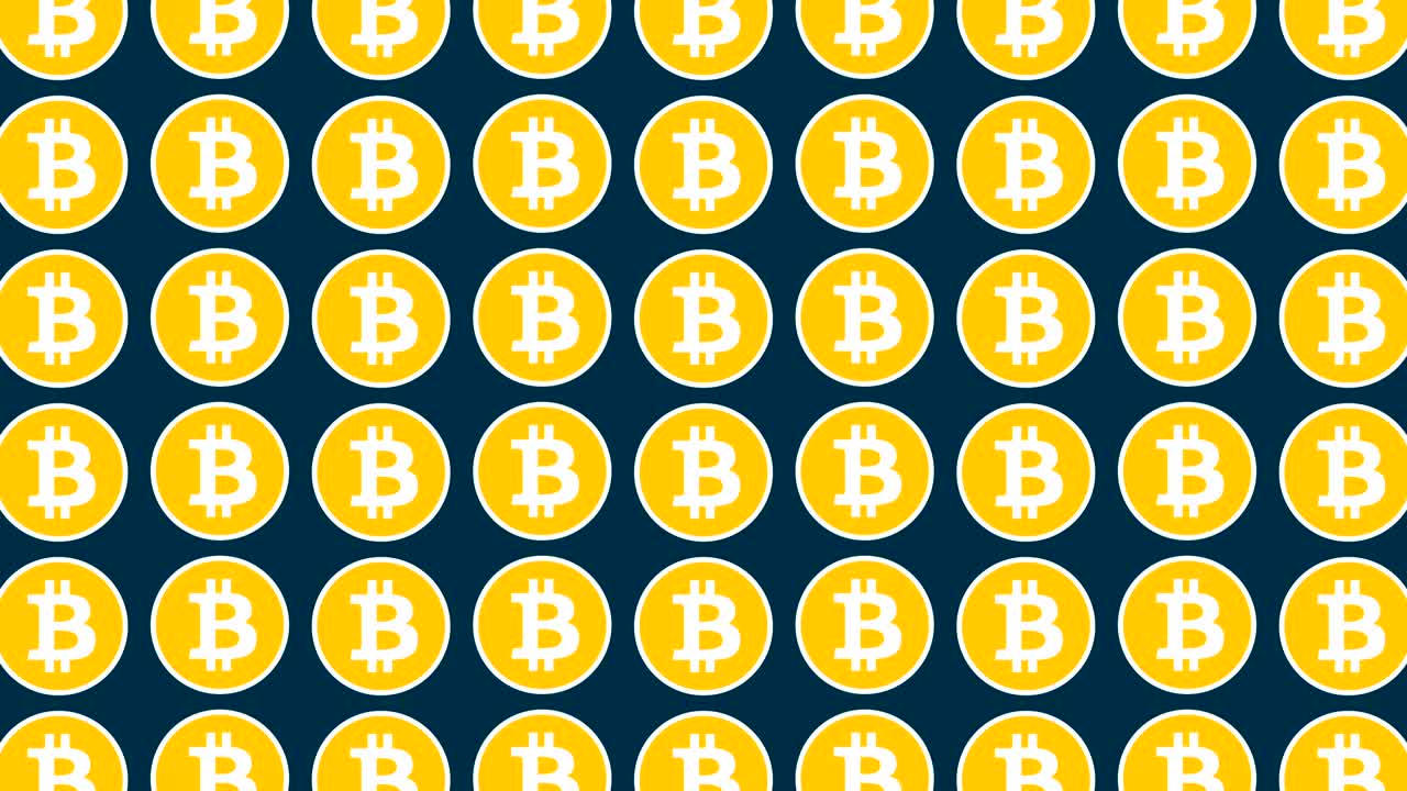 Bitcoin cryptocurrency coins background