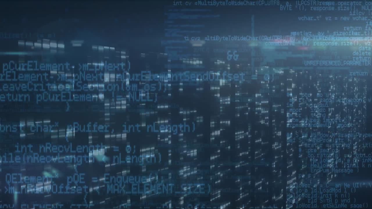 Animation of data processing over computer servers