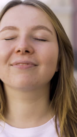 portrait of a smiling woman