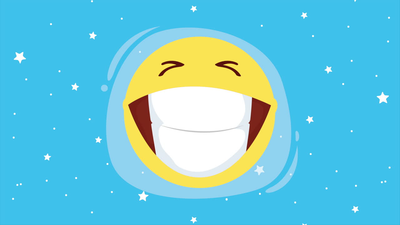 행복한 미소 얼굴 이모지