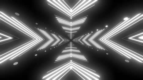 abstract neon tunnel
