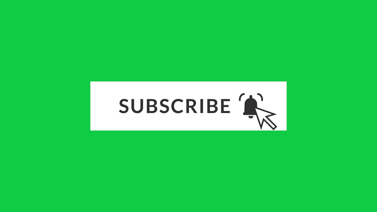 Subscribe button with bell icon animation