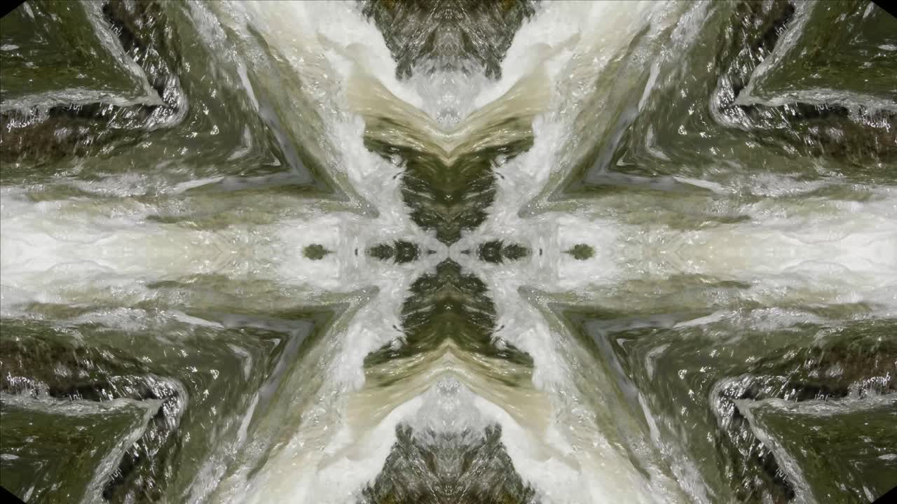 caleidoscopio de tomas de la naturaleza, wissahickon creek