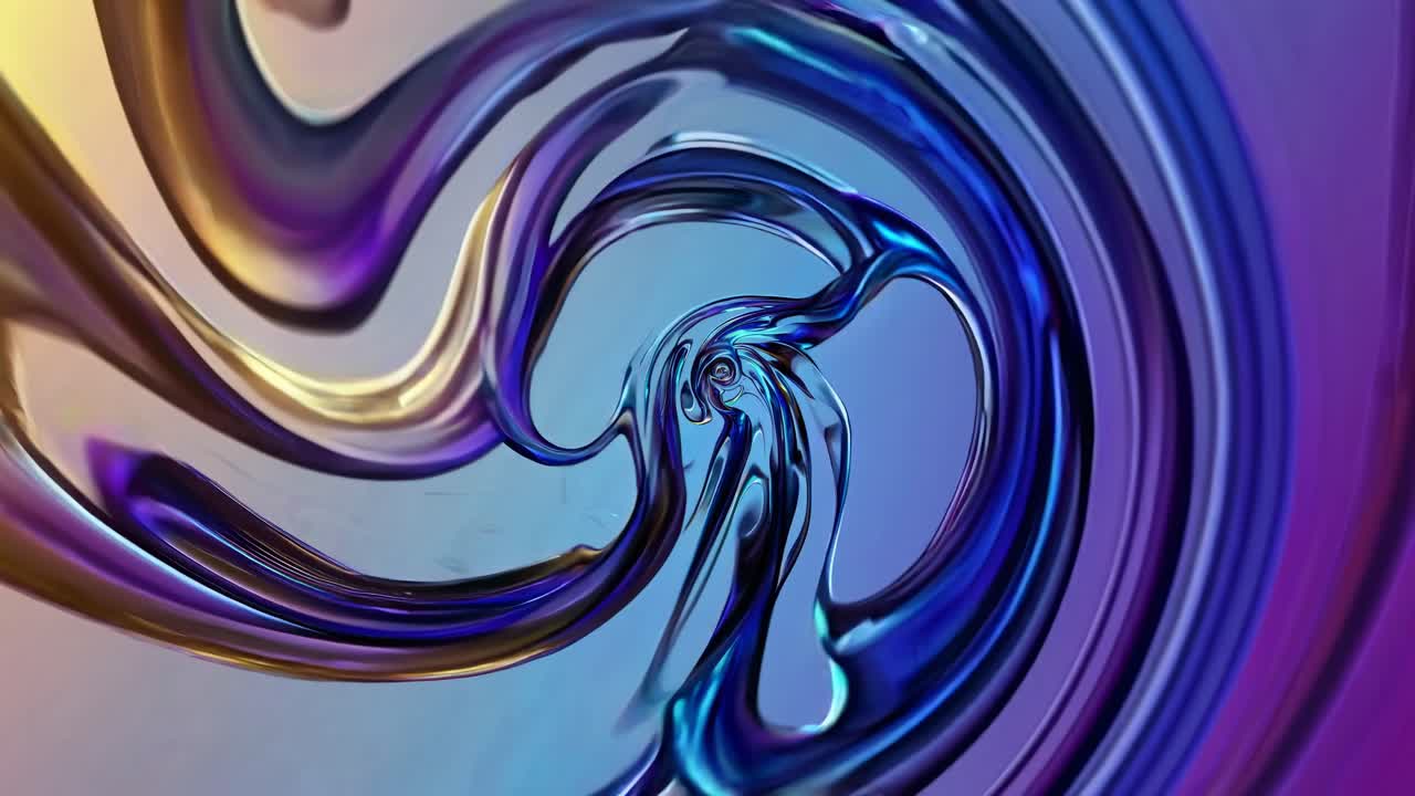 Abstract Liquid Swirls