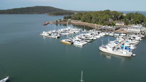 little harbour at soldiers point salamander bay nsw australia