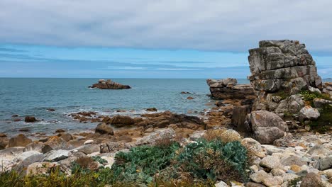 beautiful view of stones beach