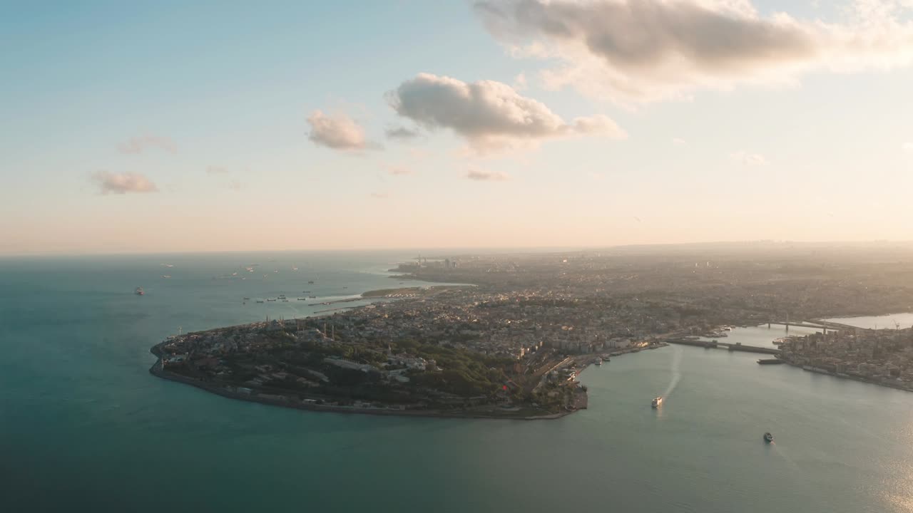 에어리뷰 이스탄불 역사 반도 - 터키에서 4k 영상