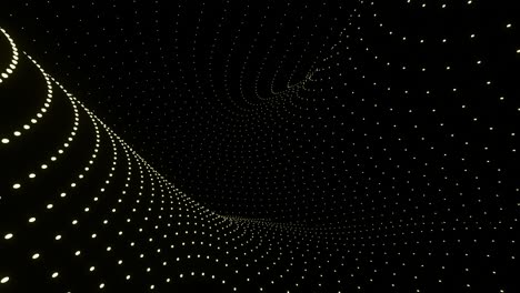 abstract 3d background with glowing dots