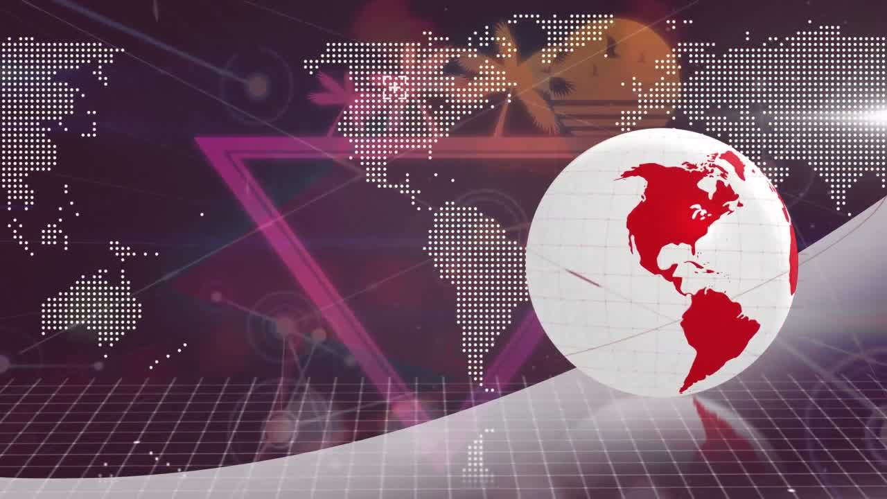 animación del globo, conexiones y procesamiento de datos