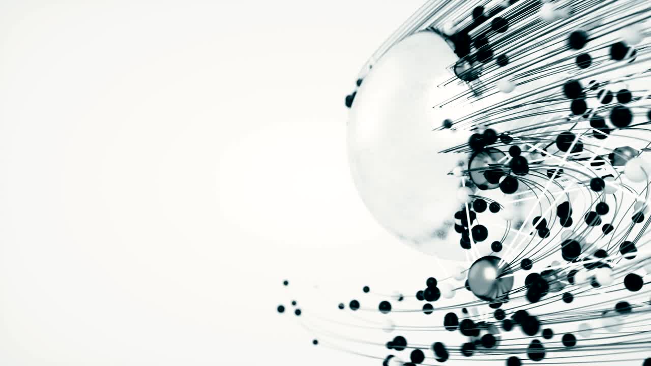 추상적인 구와 반이는 구.