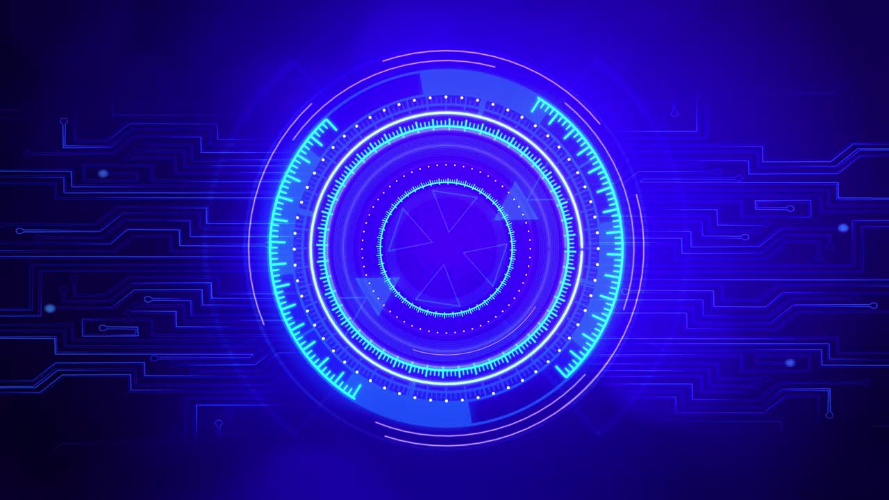 interfaz de tecnología futurista abstracta