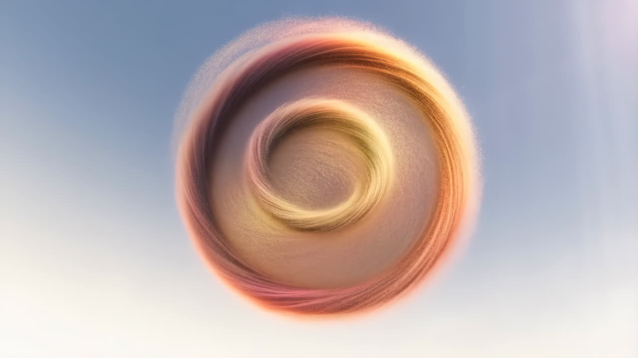 Abstract Colorful Spiral Swirl