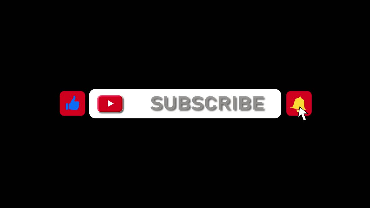 Pop up like share subscribe notify element label subscribe for channel website social media design
