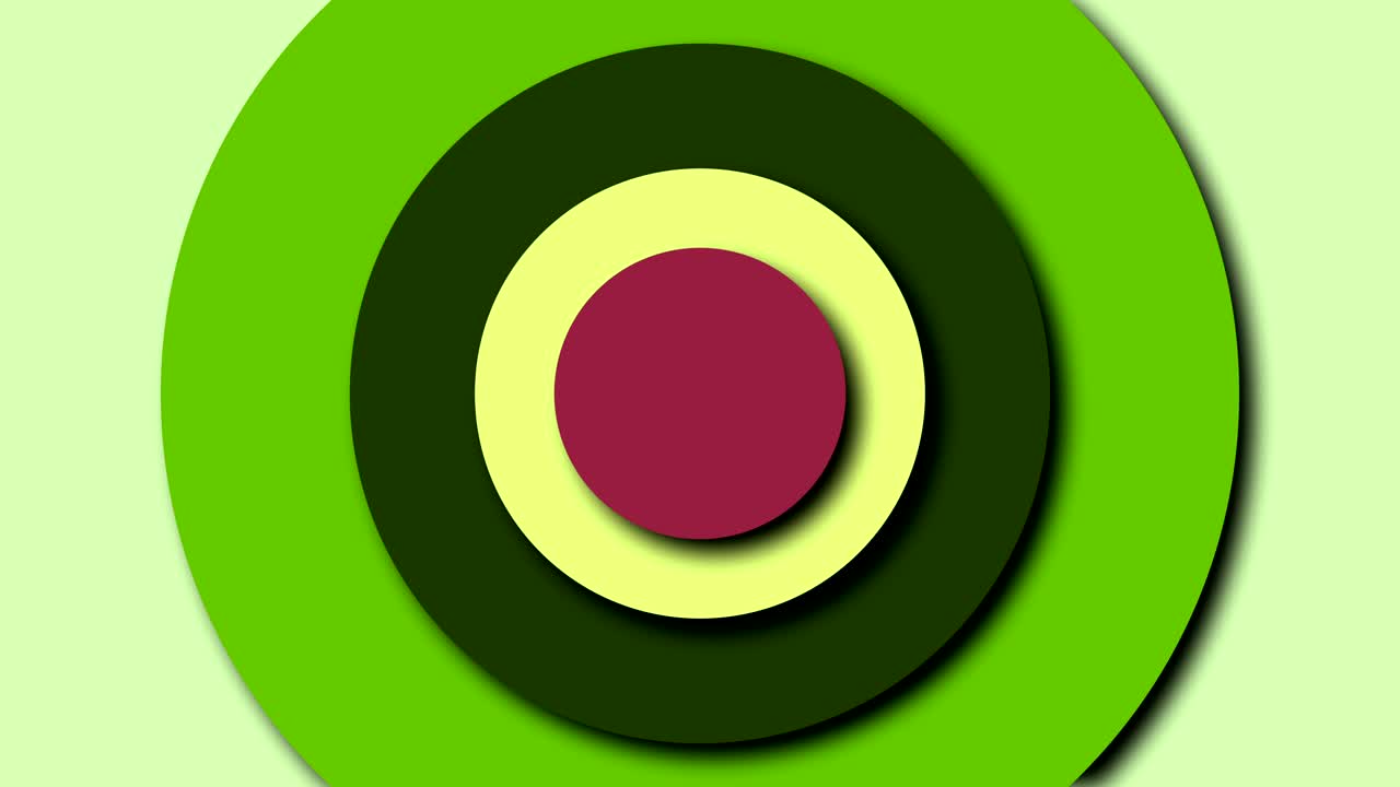 colorido redondo diferentes formas de transición - 3d render abstracción para creativo, telón de fondo generado por computadora