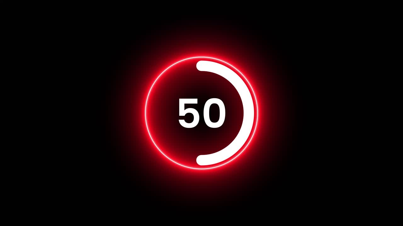 Neon Countdown Timer