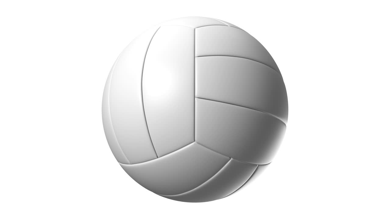 волейбольный мяч изолирован на белом фоне.