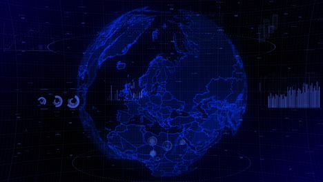 Der-Rotierende-Videohintergrund-Eines-Filmischen-Digitalen-Globus-Zeigt-Das-Land-Lettland-Mit-Zoom